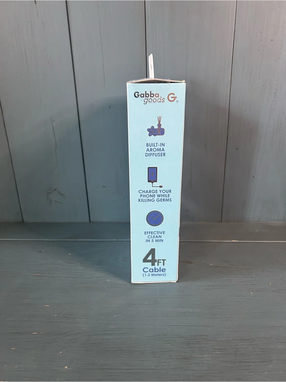 Gabba Goods White Phone & Accessory UV Sanitizer Box | New in Box